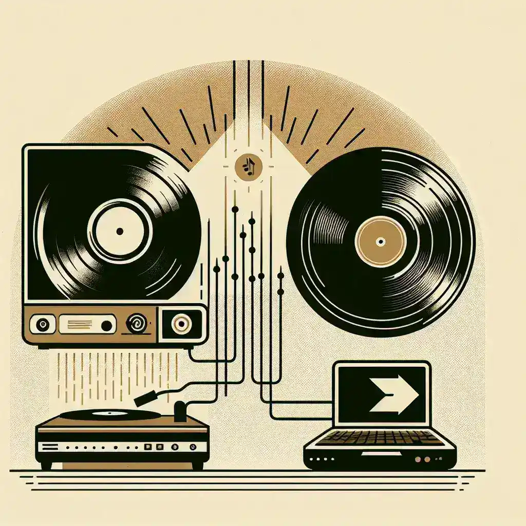 How can I convert my vinyl records to digital format?