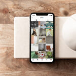 smartphone with Instagram open
