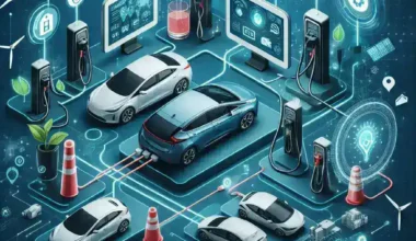 "Rivian's EV fleet management software interface showcasing real-time analytics and sustainability metrics for optimized efficiency in electric vehicle operations."