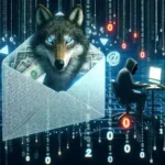 "Illustration of email spoofing showing a hacker manipulating email headers to deceive recipients, highlighting the risks of cyber security in digital communication."
