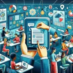 "Google Classroom interface showcasing the new offline homework submission feature on a laptop screen, highlighting enhanced user experience for students and teachers."