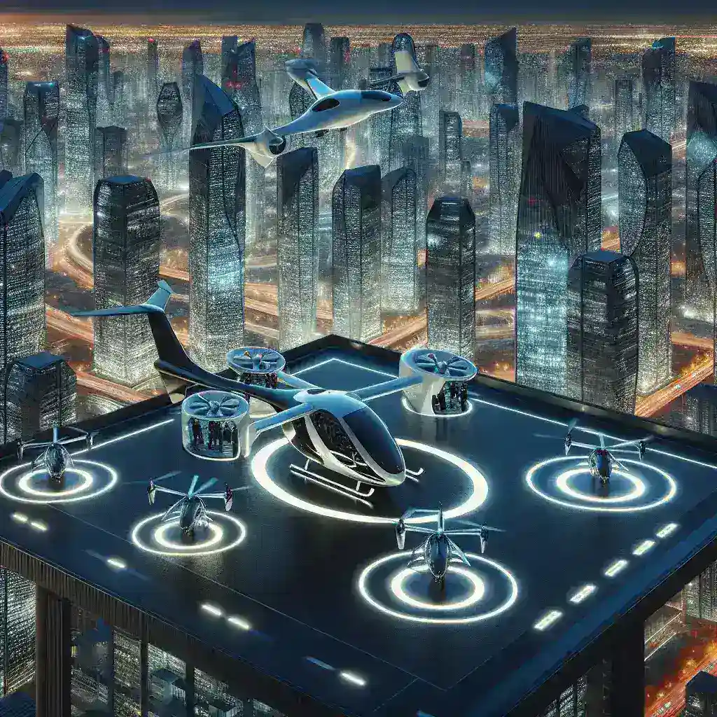 "Joby Aviation and Archer Aerospace aircraft showcased during a collaboration with FAA pilots, highlighting advancements in hybrid air mobility and helicopter partnerships."